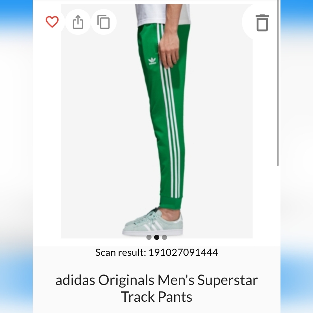 ADIDAS Original Men's Superstar Track Pants sz M *BNWT*